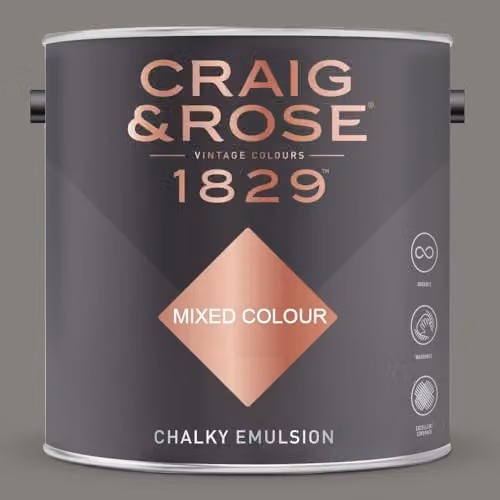 Craig & Rose 1829 Chalky Emulsion Paint in Chapelle, Matt Finish, 2.5 l