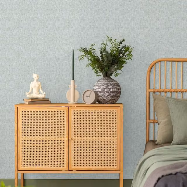 Superfresco Caress Texture Wallpaper in Sage Green, Washable Matt Abstract Scandinavian Design