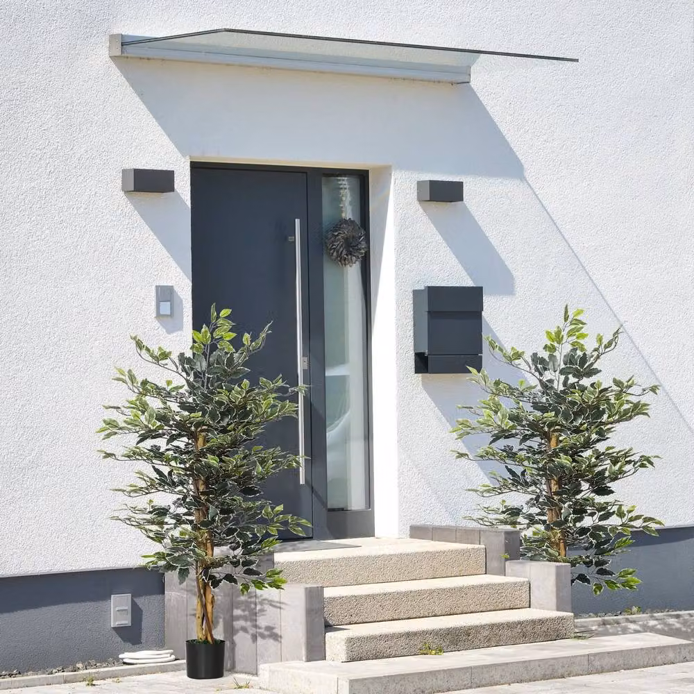 Wyld Haus Diraco Set of 2 Green Artificial Ficus Trees – 3
