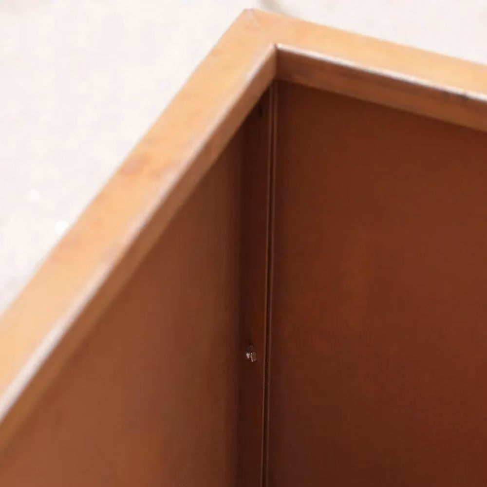 Access Garden Products Brown Steel Planter Tub W/D/H: 40 x 40 x 40 cm – 9