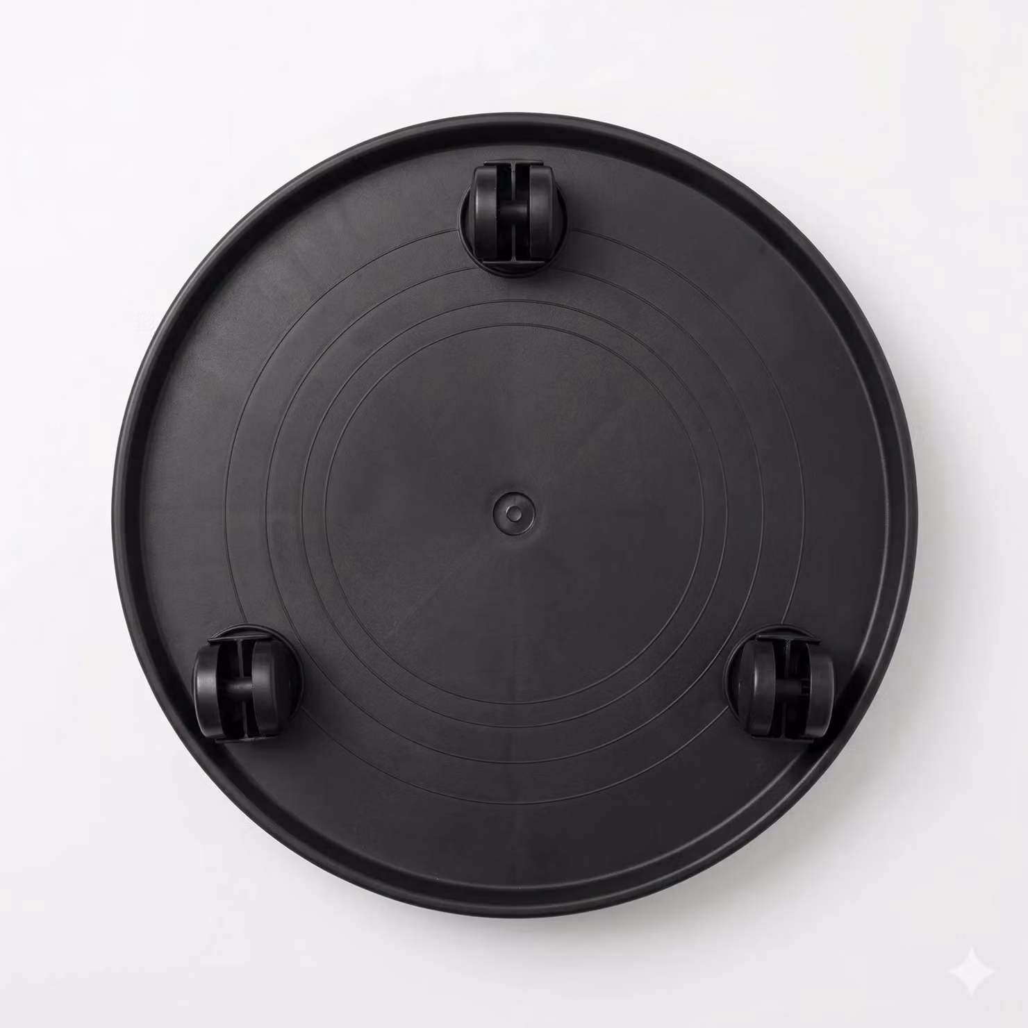 Primrose Black Plastic Medium Plant Pot Mover, Diameter: 30 cm – 2