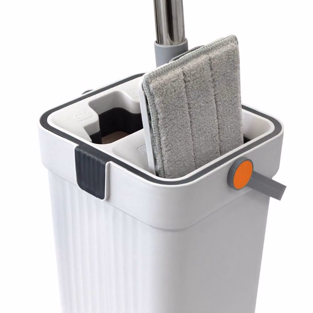 Kelvenix 12x Microfiber Replacement Mop Heads in Light Grey – 2