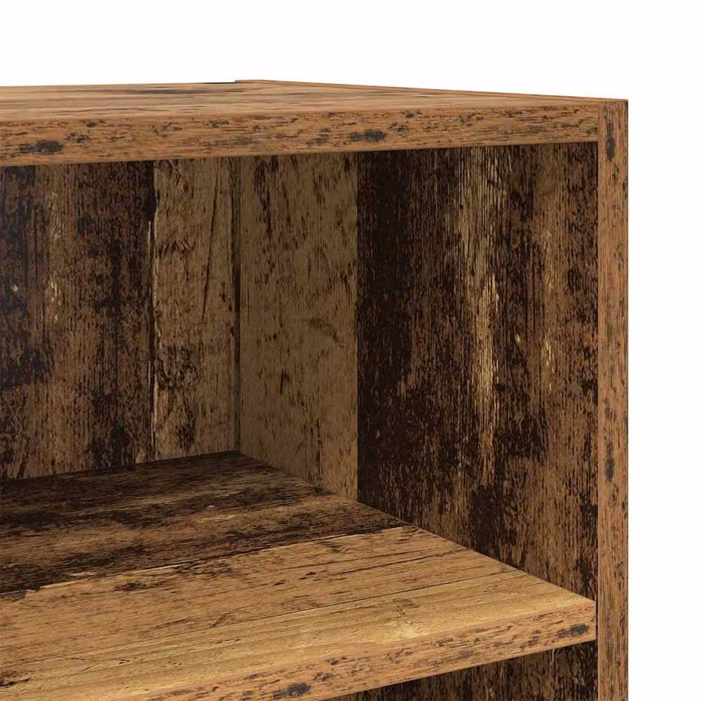 Berkfield Home Rustic Entertainment Unit in Brown Wood Particle Board – 5