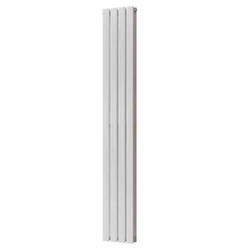 UK Radiators Typhoon White Vertical Designer Radiator, H: 180 cm, W: 27.2 cm – 2