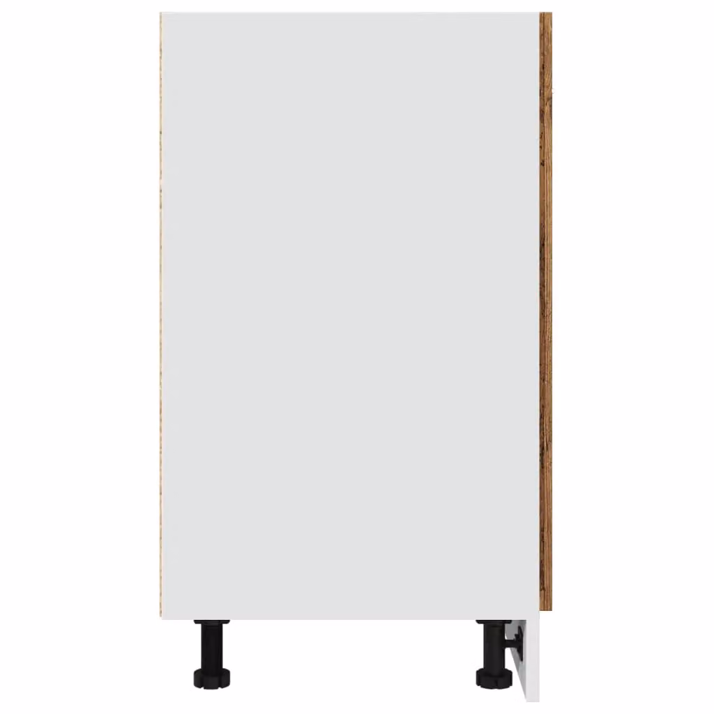 Berkfield Home Lyon Old Wood Bottom Cabinet in Brown, W/D/H: 60 x 46 x 81.5 cm – 2