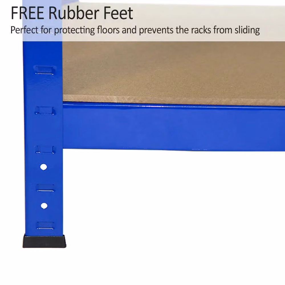 Monstershop Monster Racking T-Rax Heavy Duty Shelving Units, Blue, W/D/H: 75 x 30 x 150 cm – 6