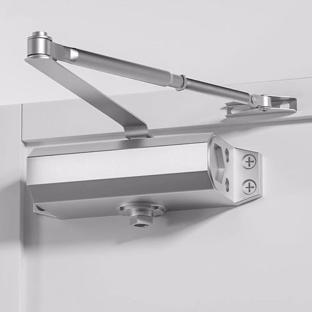 NESTLUNE Heavy Duty Fire Rated Door Closer Opener, 25-60kg, Silver, W: 520 mm, H: 10000 mm – 2