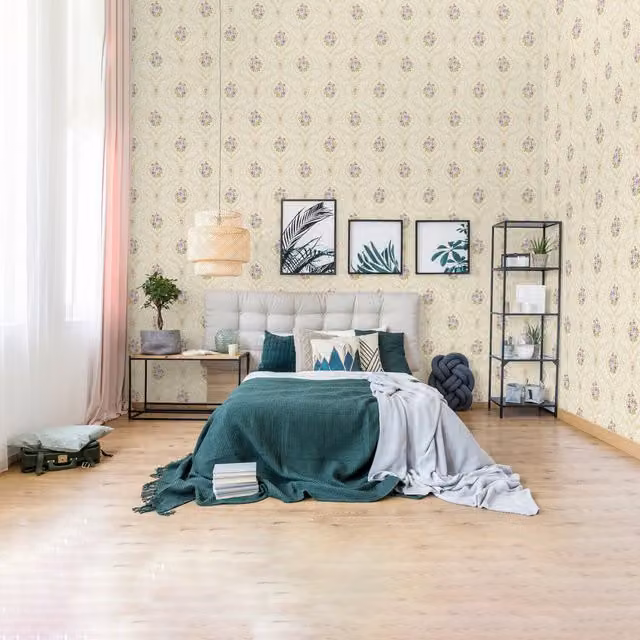 SK Filson Cameo Wallpaper in Purple and Pink