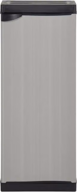 Berkfield Home Garden Storage Cabinet in Grey and Black with 1 Internal Shelf, W/D/H: 35 x 40 x 85 cm