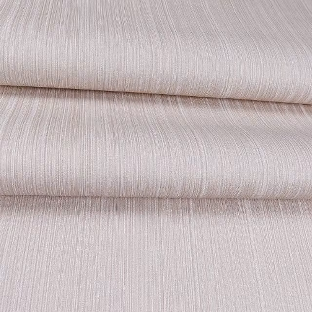 Livingandhome Abstract Striped Vinyl Wallpaper Roll in Beige and White