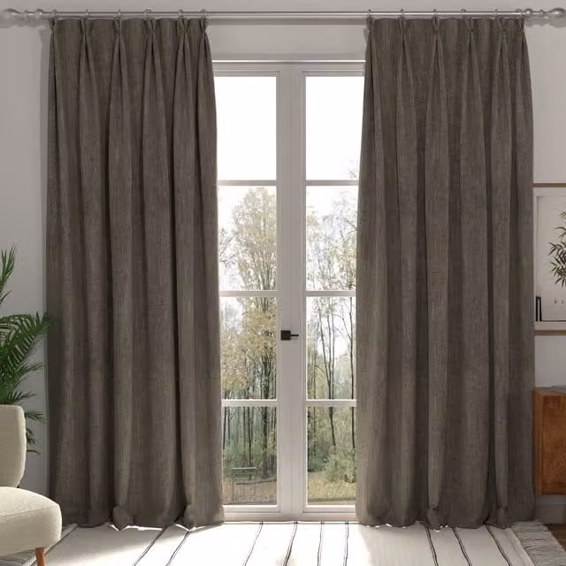 Terrys Polaris Made to Measure Blackout Fabric Panel in Brown