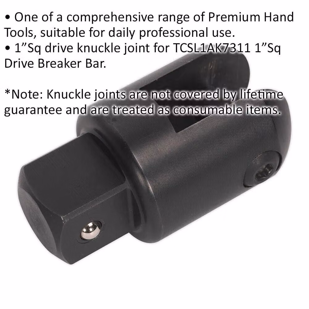 Loops 1" Sq Drive Knuckle Joint Replacement for ys01795 Breaker Bar, Black – 2