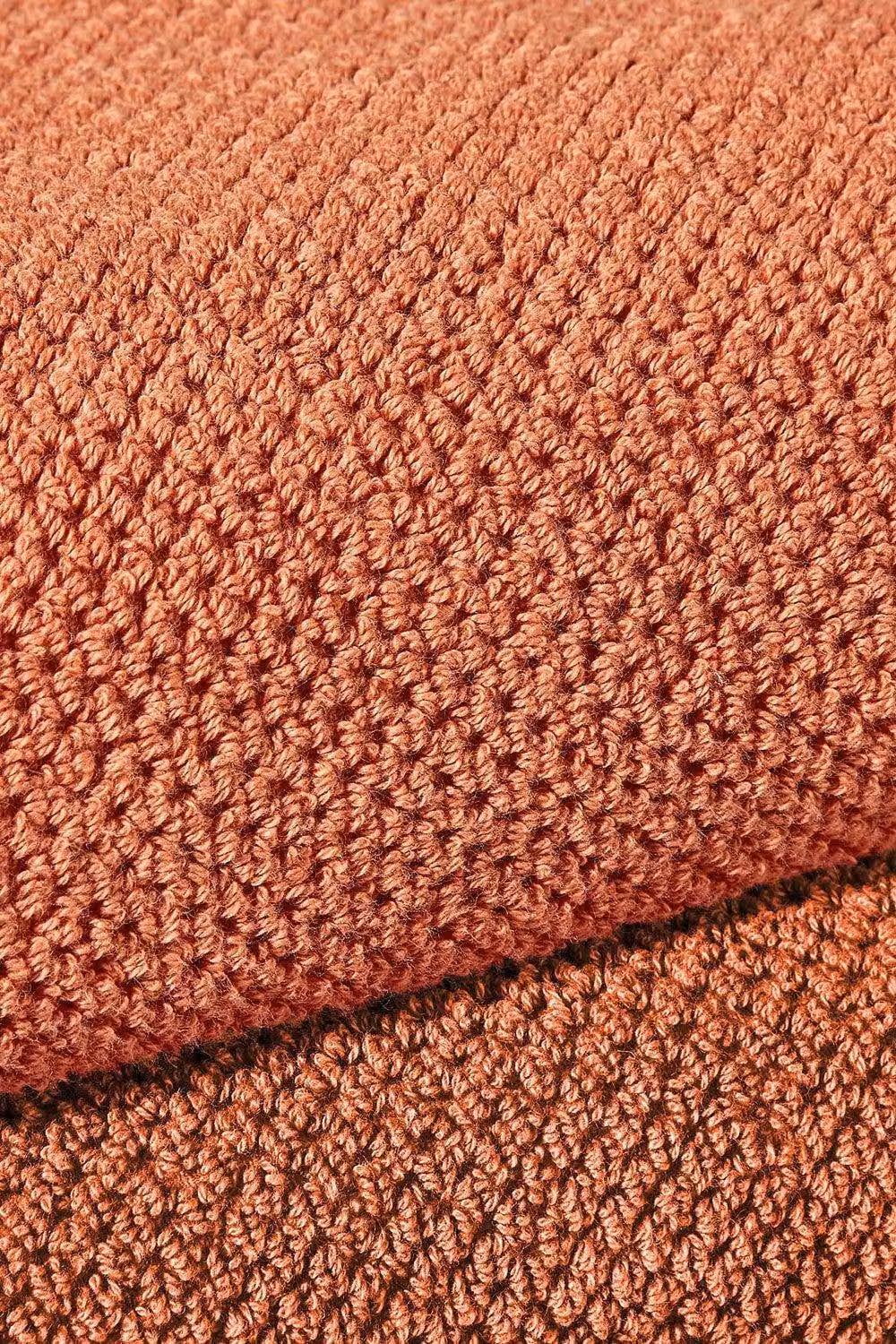 Christy Brixton Luxury Textured 100% Cotton Bath Sheet in Terracotta – 3