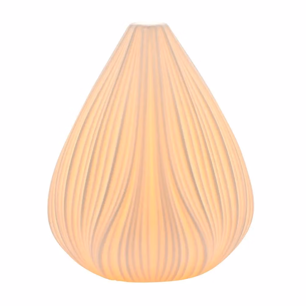 Hestia White Ceramic Flower Bud Table Lamp – 2