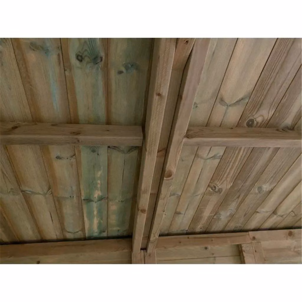 Marlborough Reverse Premier Pressure Treated Apex Workshop in Natural Wood with Gable Roof – 3