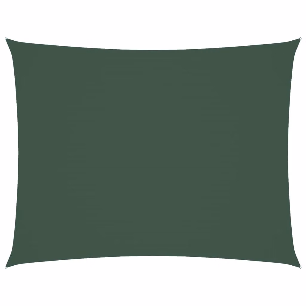 Berkfield Home Rectangular Sunshade Sail in Dark Green Oxford Polyester Fabric, W: 7 m, D: 5 m – 2