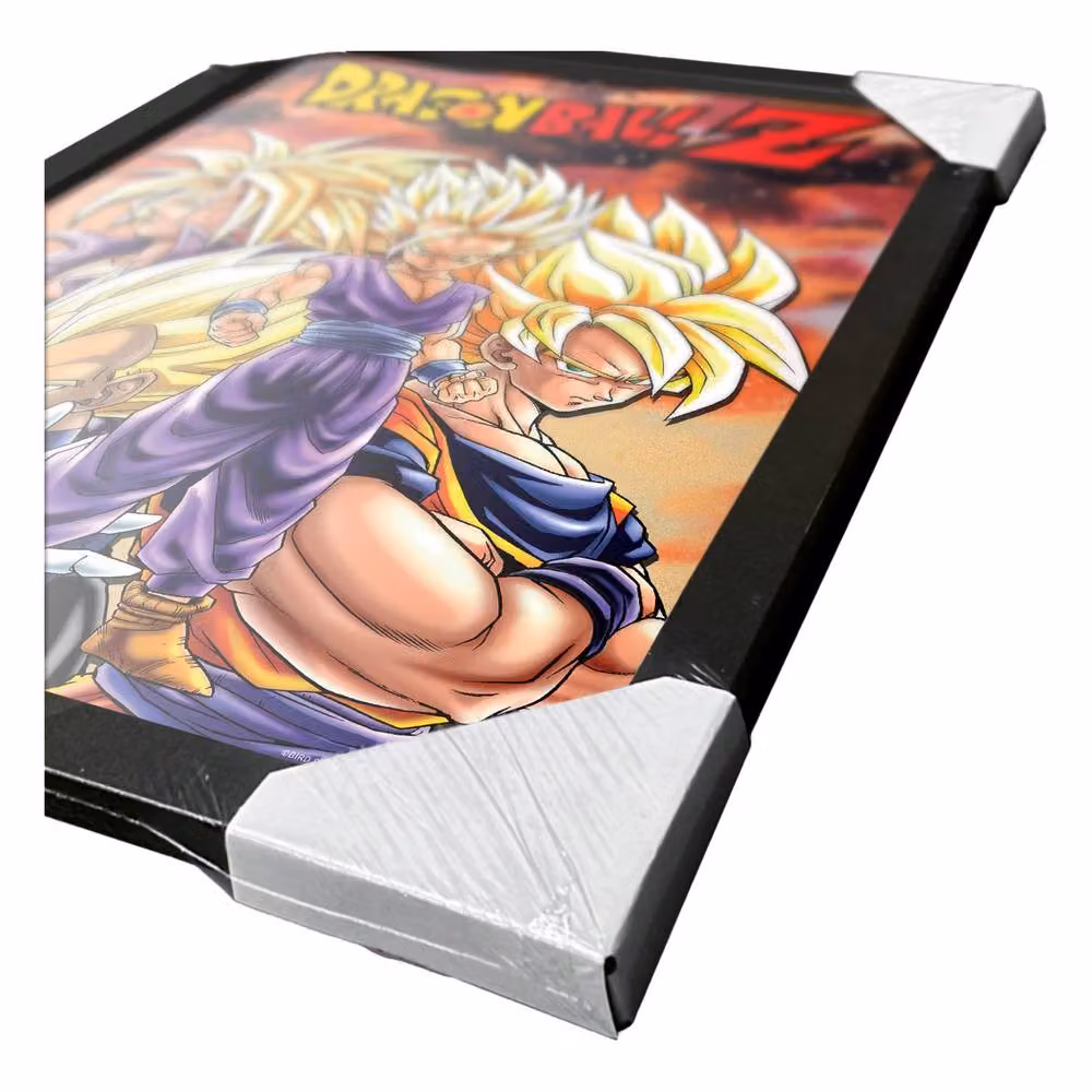 Dragon Ball Z Super Saiyan Multicolour Framed Paper Poster – 2