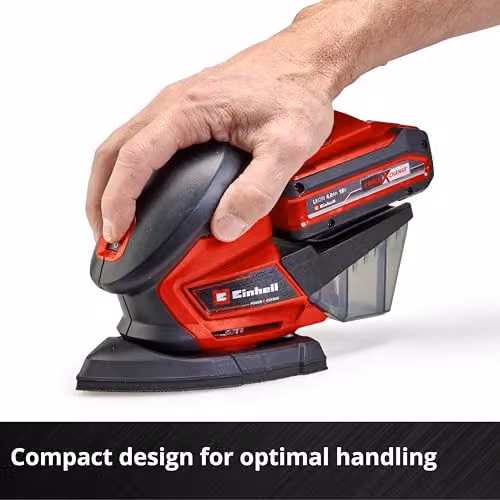 Einhell Power X-Change 18V Cordless Detail Sander in Red – 6