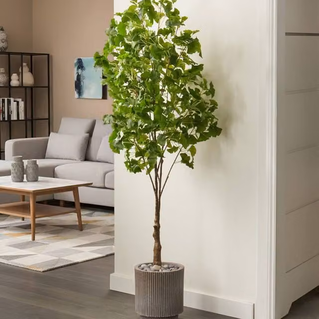 Wyld and Coco Green Artificial Potted Tree, Height: 150 cm