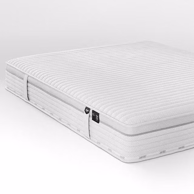 Jay-Be 2000 Hybrid e-Pocket TRUECORE Eco-Friendly Mattress, White and Grey, W: 150 cm, D: 200 cm
