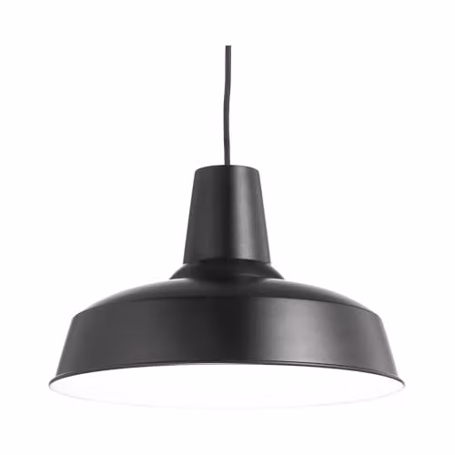 Netlighting Moby Cone Ceiling Pendant Light in Black with E27 Socket – 1