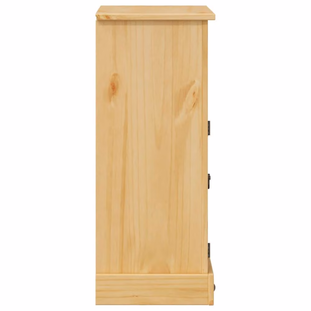 Berkfield Home Beautiful Corona Bathroom Cabinet in Light Tan Solid Pine, W/D/H: 70 x 33 x 80 cm – 2
