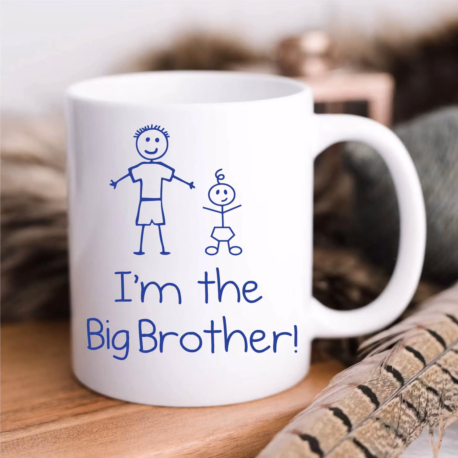 60 Second Makeover I'm The Big Brother Ceramic Mug, White, 300 ml – 2