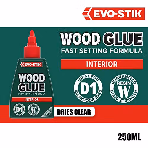 Bostik Rapid Setting PVAC Wood Glue, 290 ml, Transparent or White – 2