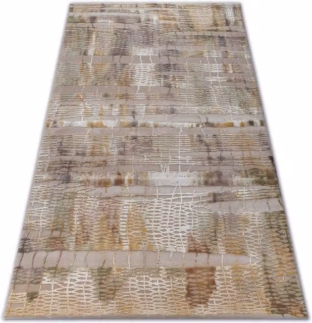 RugsX Valencia Abstract Modern Beige Rug, W: 80 cm, L: 150 cm
