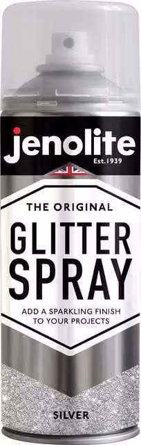Jenolite Silver Gloss Multi-Surface Glitter Paint