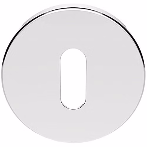 Loops 51mm Round Escutcheon with Concealed Fix, Polished Chrome
