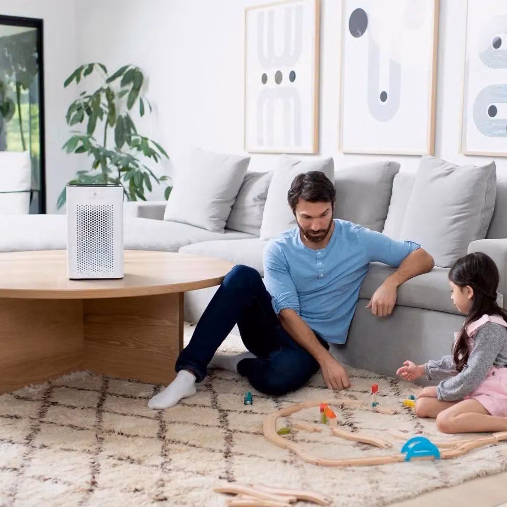 Medify MA-25 Silver Air Purifier with HEPA H13 Filter in White – 3