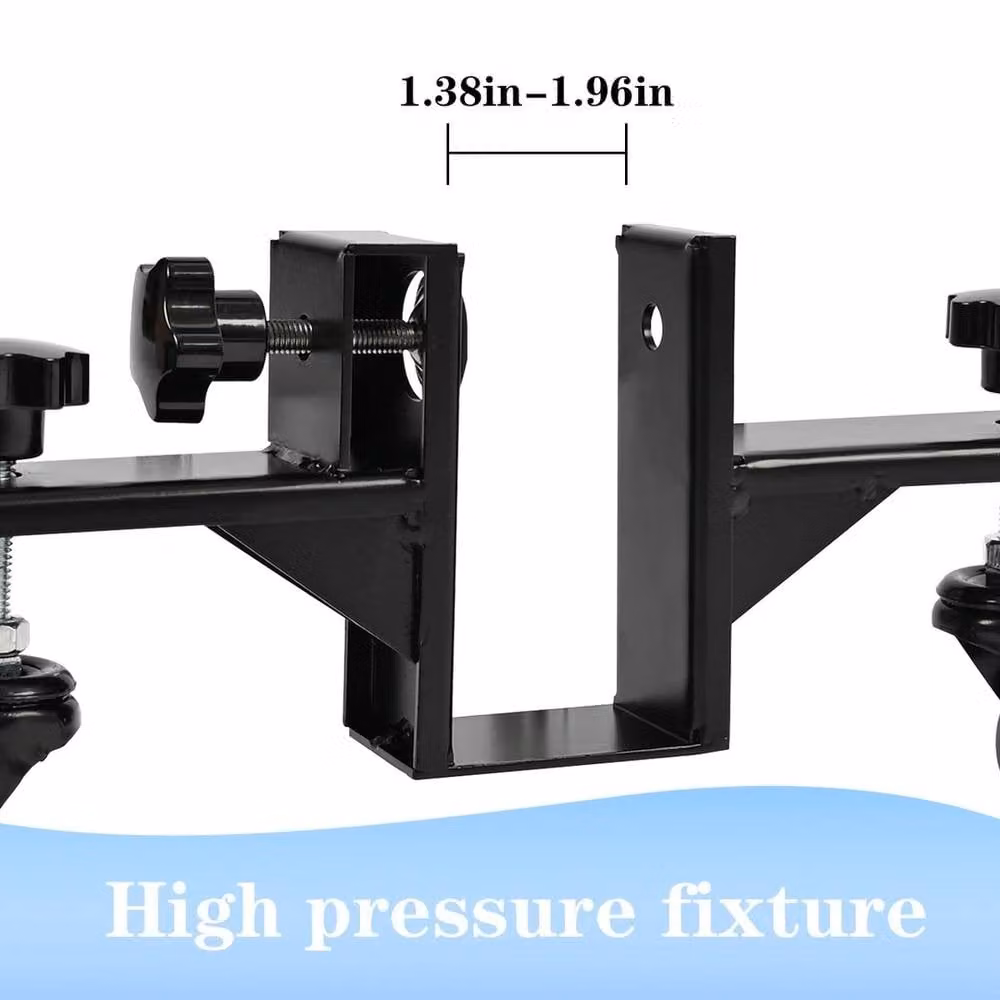 VOGREX 2 Pack Adjustable Steel Wheeled Door Installation Dolly Kit in Black – 5