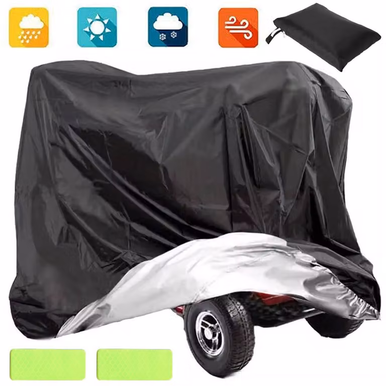 SPETLEK Heavy Duty Mobility Scooter Storage Shelter in Black