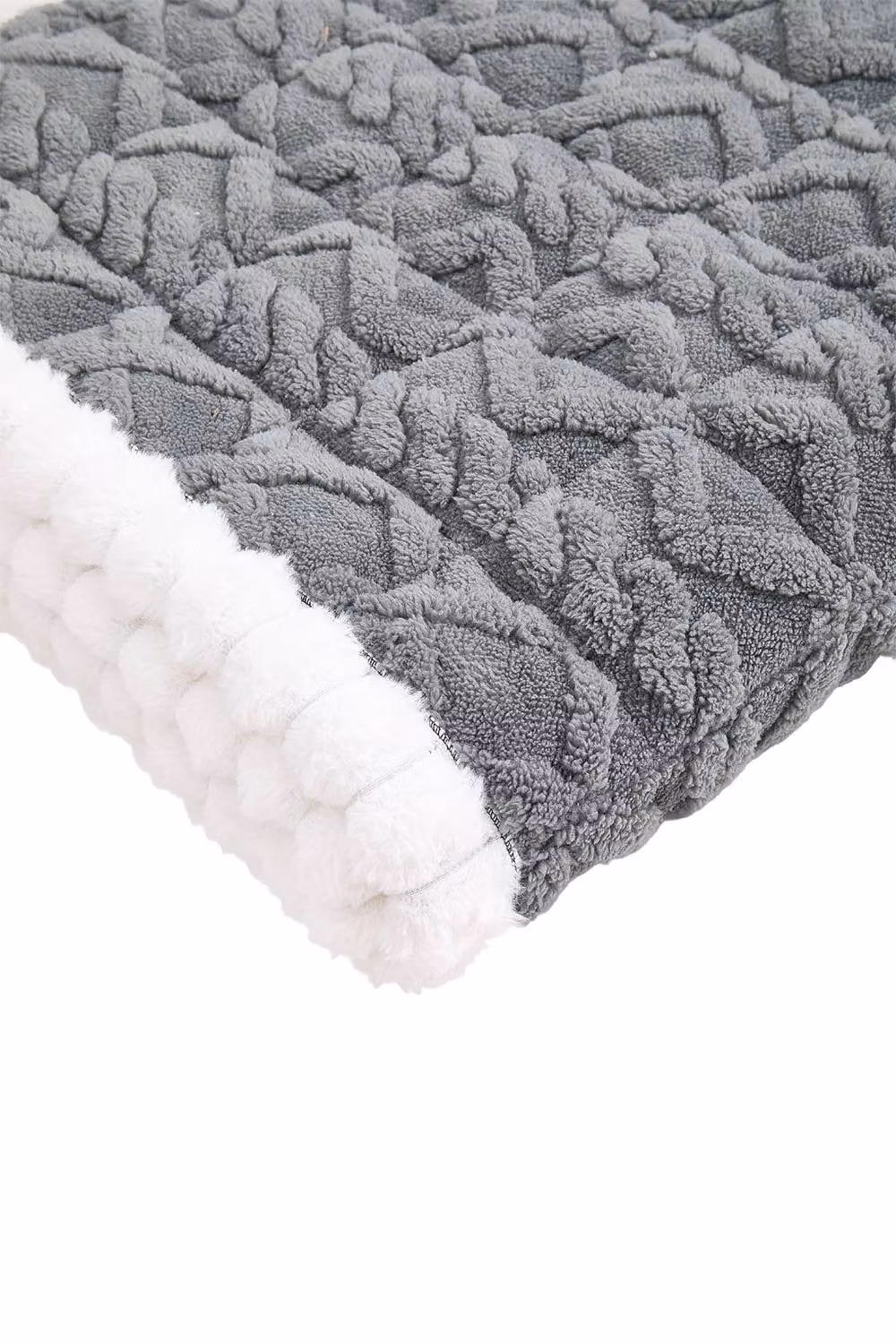 Garden Sanctuary Non-slip Plush Microfibre and Cotton Sofa Cover in Grey – 3