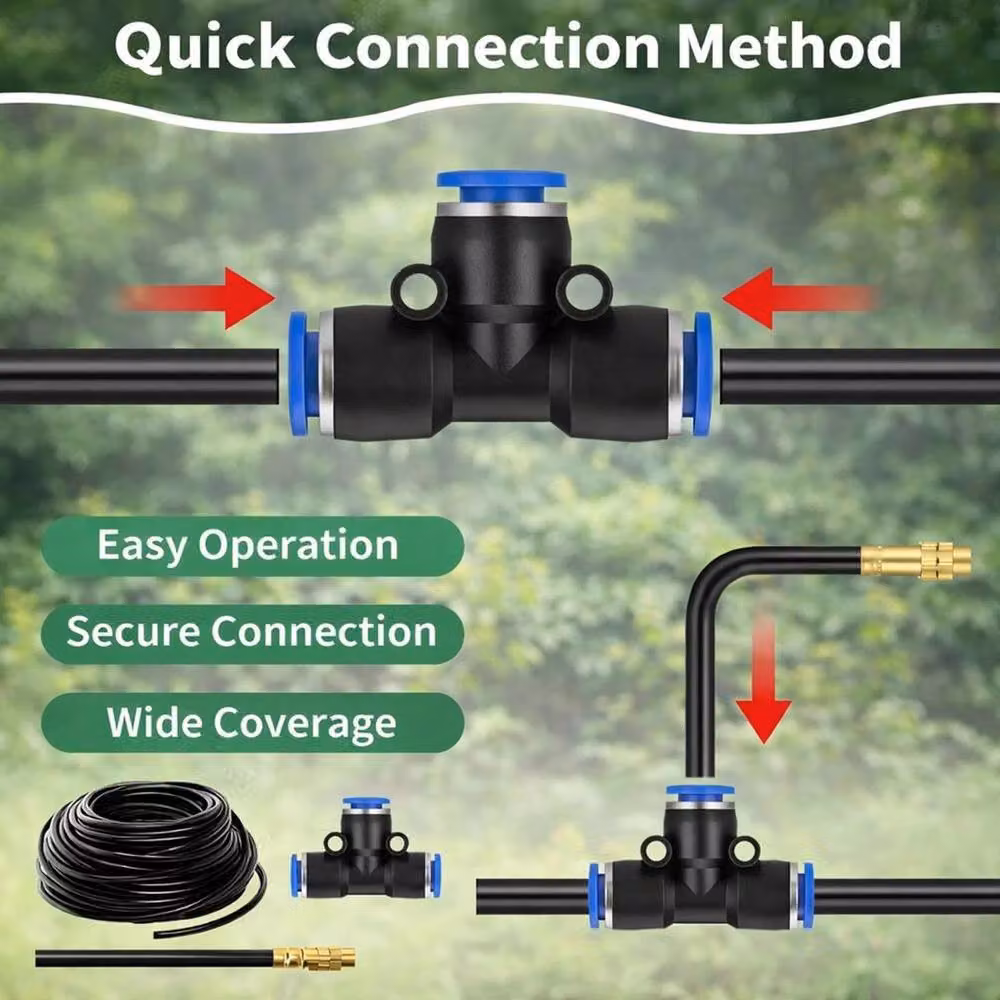 FLAVORA 20m Garden Drip Irrigation Kit in Black – 2