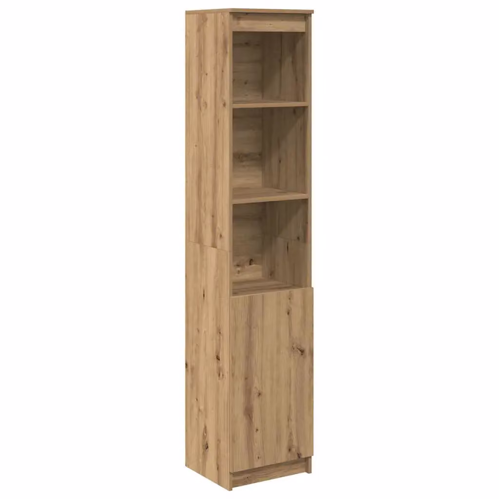 Berkfield Home Artisan Oak Highboard in Brown, W/D/H: 37.5 x 35 x 180 cm – 2
