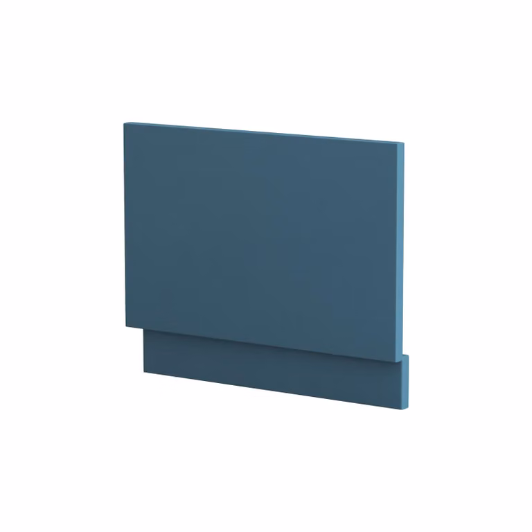 Royal Bathrooms Modena Straight Bath MDF End Panel, Satin Blue, Width: 70 cm