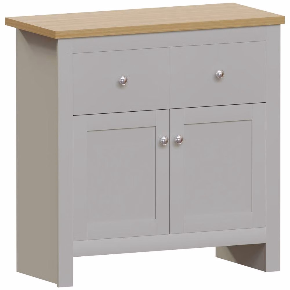 HD Designs Vida Designs Arlington Grey 2 Door and 2 Drawer Sideboard – 2