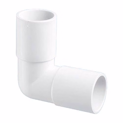 McAlpine White Pushfit 90 Degree Overflow Bend R2