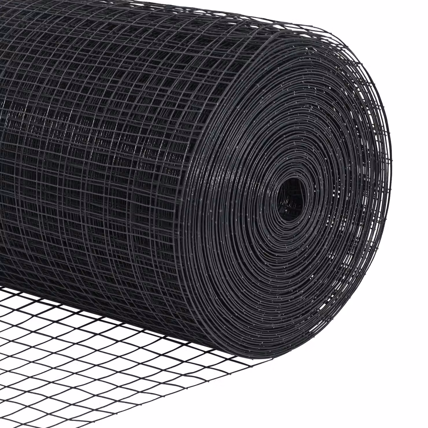 Berkfield Home Grey PVC-Coated Steel Welded Wire Fence, 1 x 50 m – 3