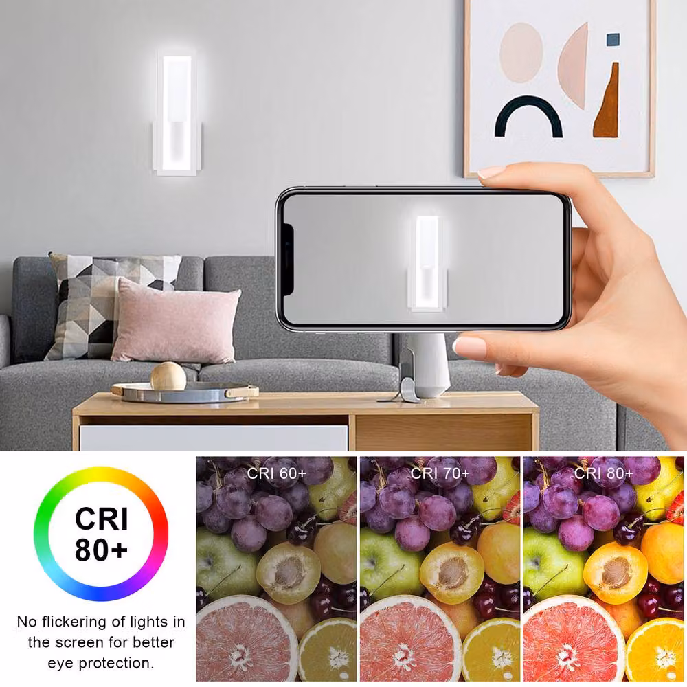 Pheashine Modern Rectangular LED Wall Lamp, 16W, Cool White – 4