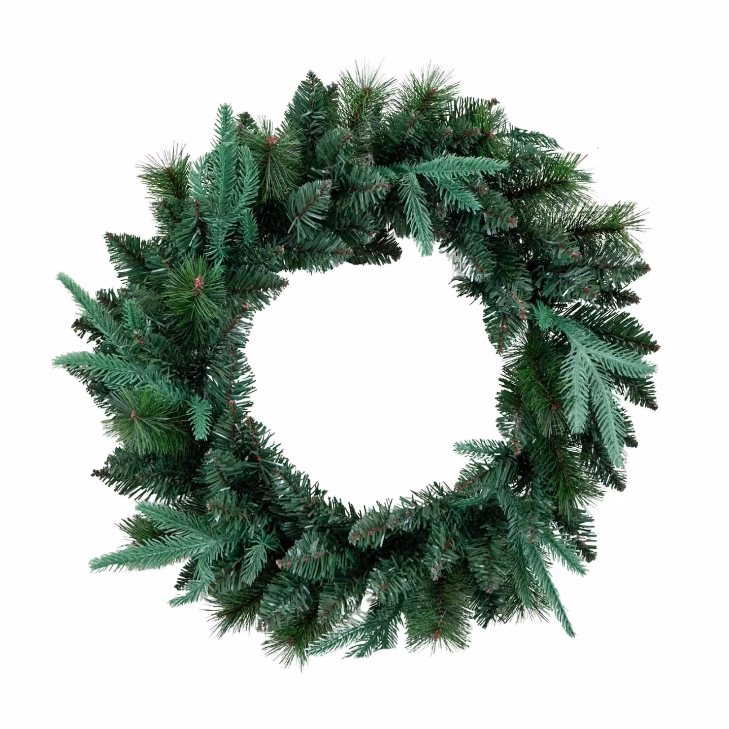 Samuel Alexander Green Norfolk Pine Artificial Christmas Wreath, Diameter: 50 cm – 7
