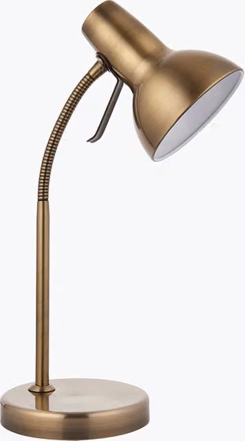 ENDON Amalfi LED Reading Task Table Lamp with USB Port in Gold/Brass Finish
