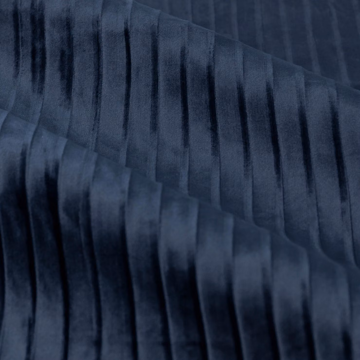 Paoletti Corinthian Velvet Room Darkening Eyelet Curtains, Blue, Width: 168 cm, Drop: 183 cm – 6