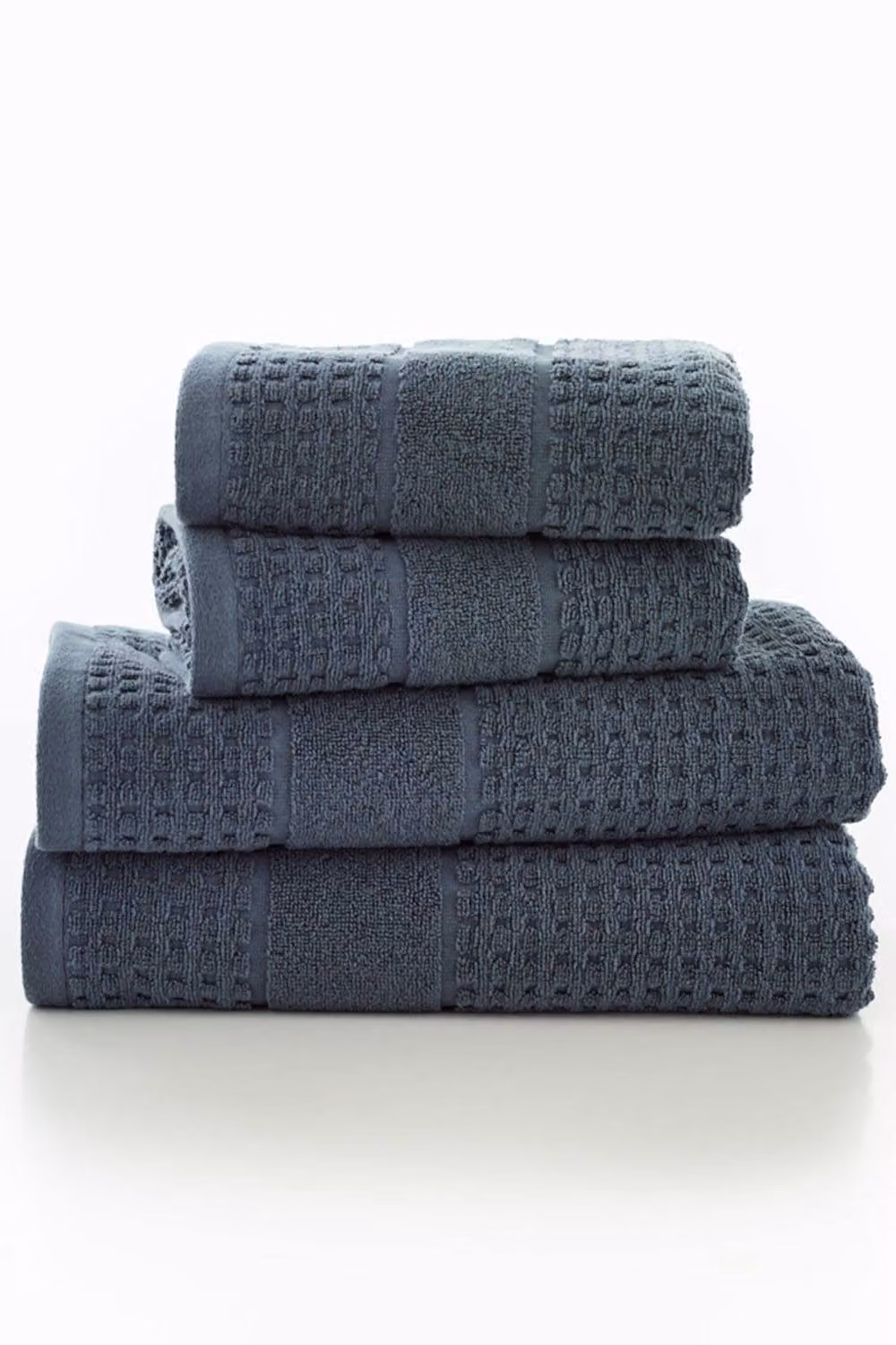 Deyongs Mosley Textured 100% Cotton Fluffy Towel in Blue – 2