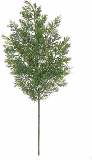 KDMD Green Cypress Spray Christmas Ornament