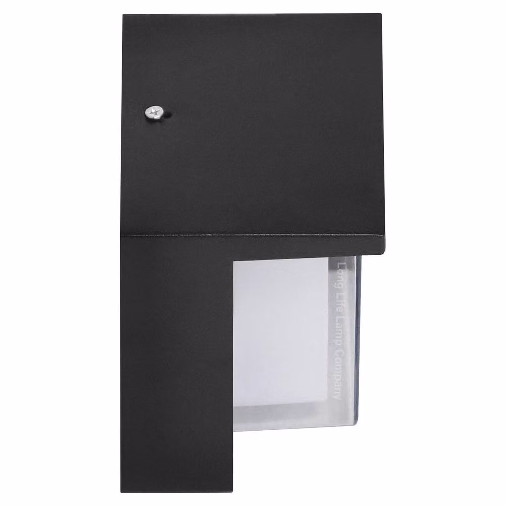 SPETLEK Square LED Wall Light in Black with Cool White Light, IP54 Rated for Garden Use – 2