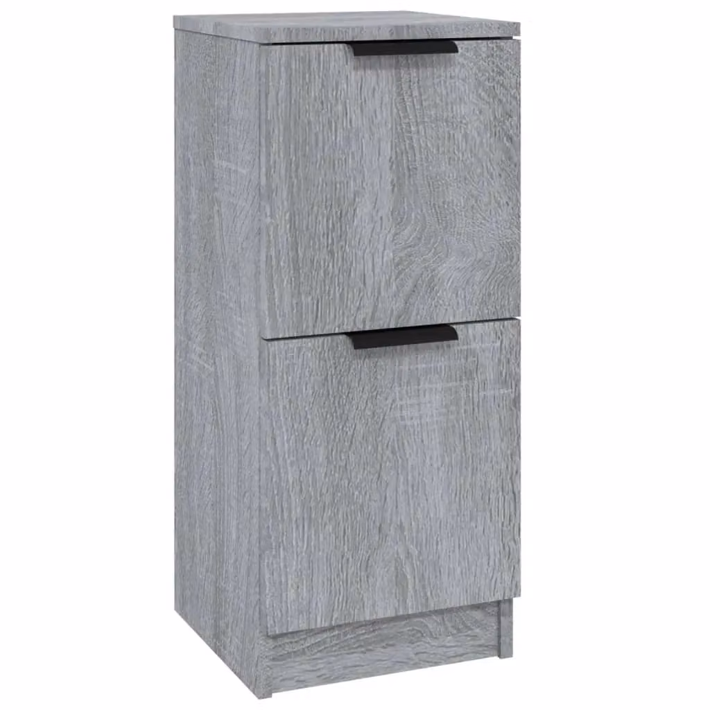 Berkfield Home Grey Sonoma Sideboard in Engineered Wood, W/D/H: 30 x 30 x 70 cm – 2