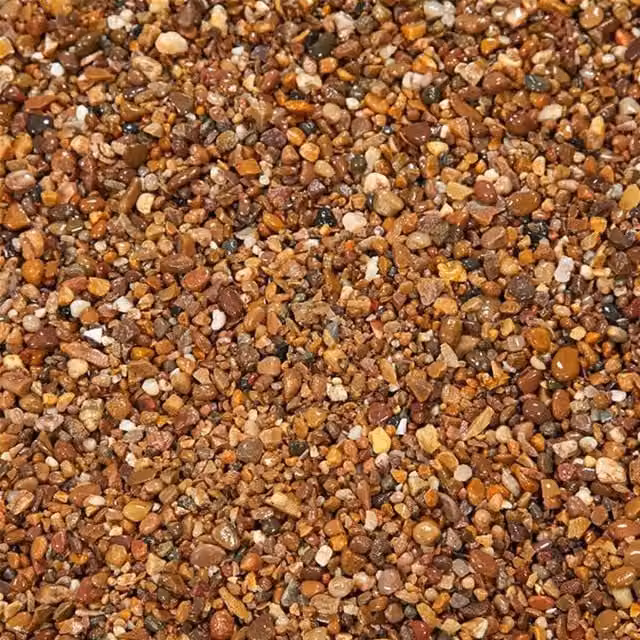 Suburban Stone Quartz Pea Gravel 10mm in Cream, Brown and Multicolour